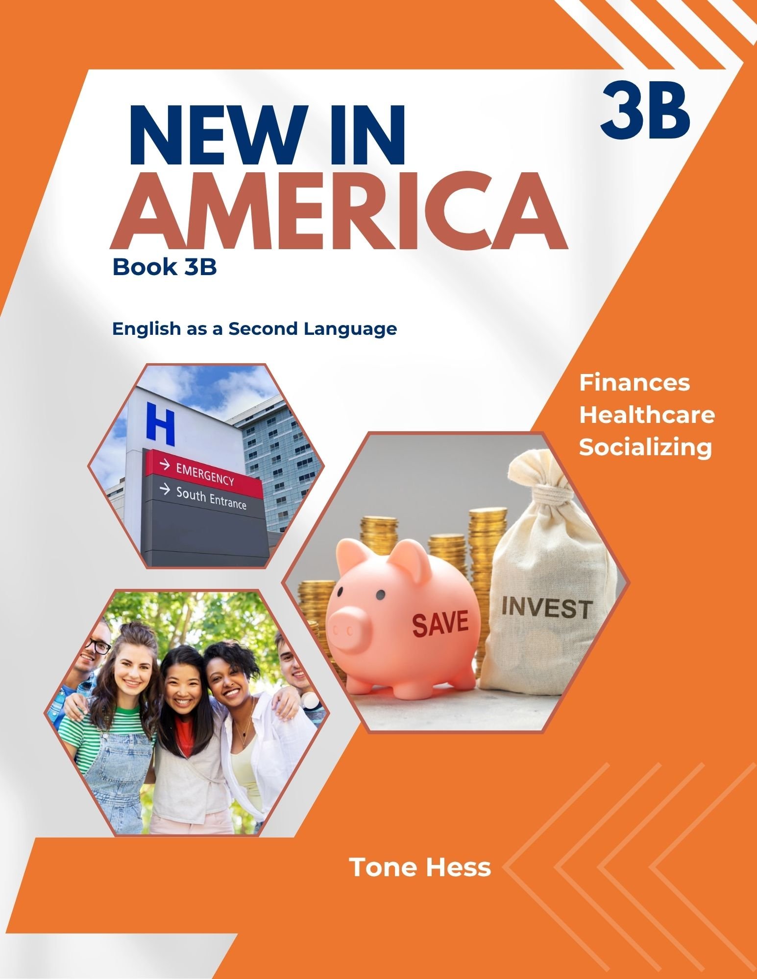 New in America Level 3B — Finances, Healthcare, Socializing workbook cover